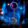 Silver chameleon creative keychain, a personalized and trendy pendant Specification image